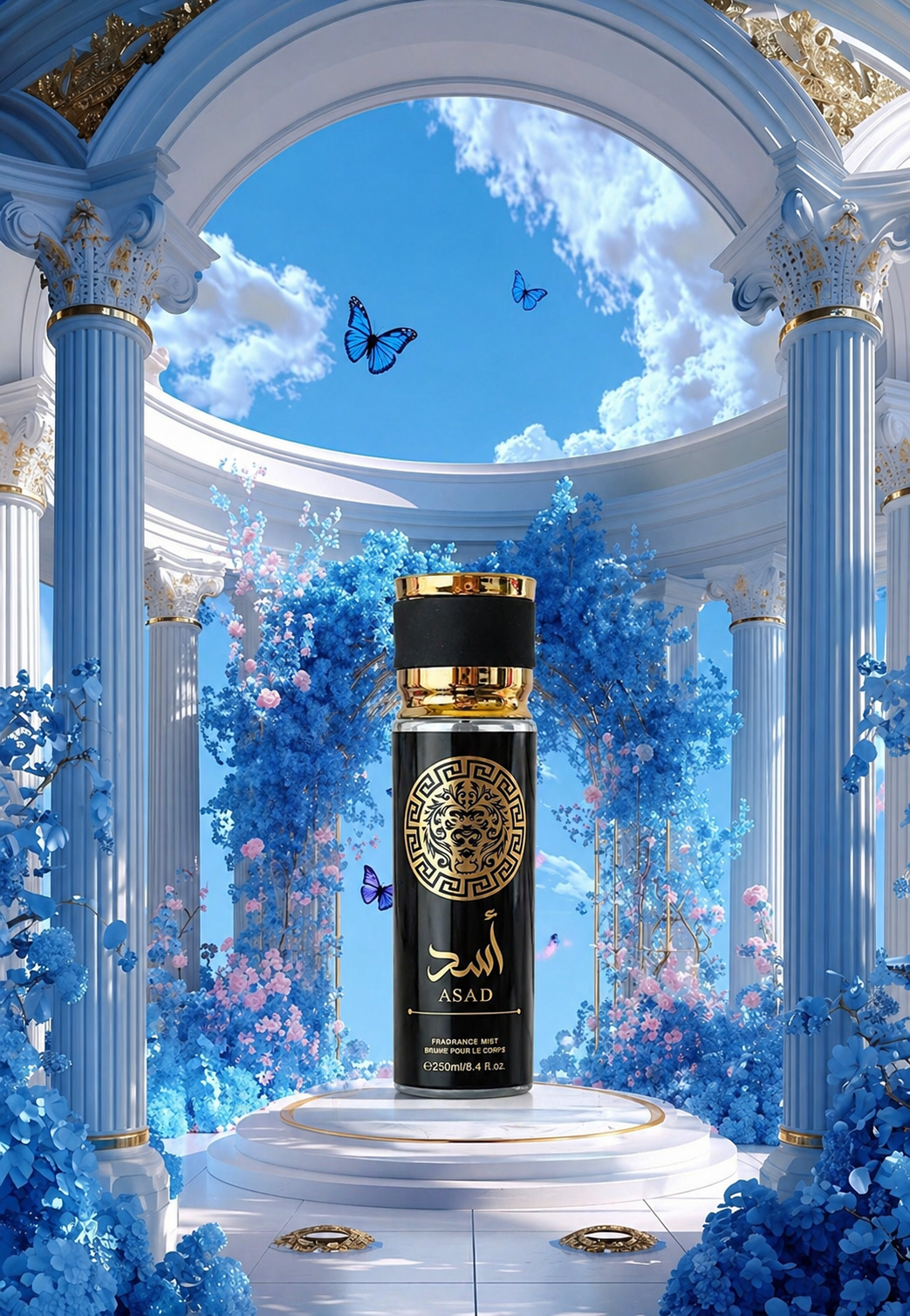 🌟 ASAD – Brume Parfumée pour le Corps🦋🩵