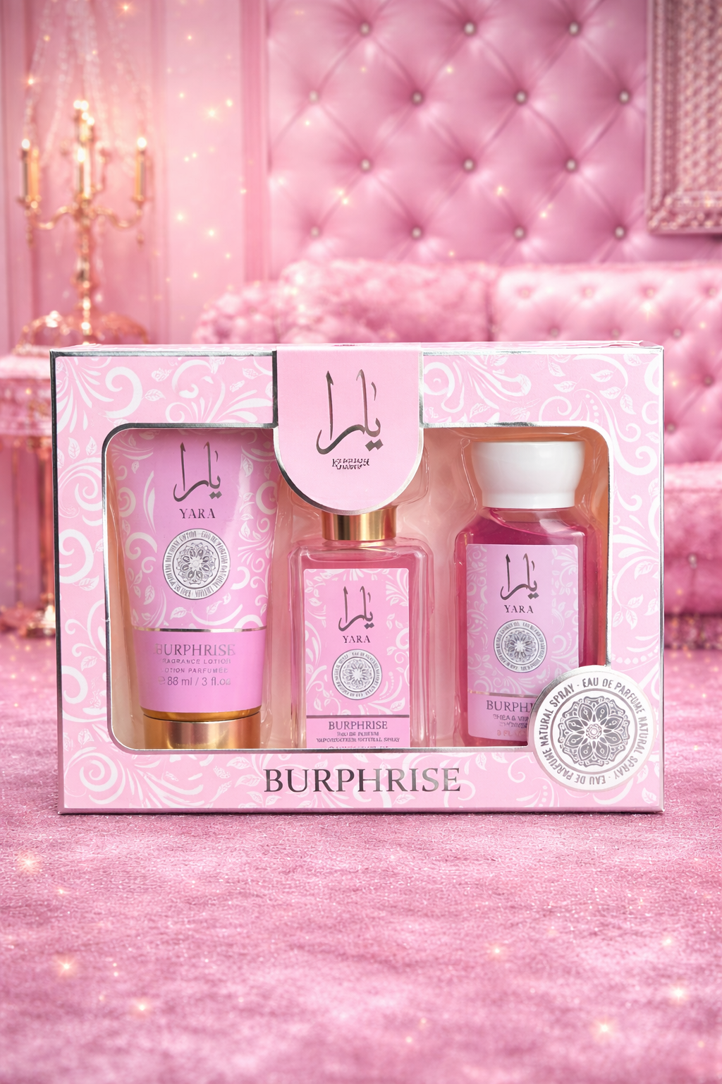 💕Coffret Parfum Yara – Burphrise 🌸