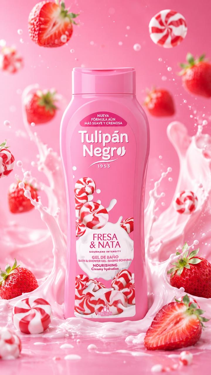 Gel douche Tulipan Négro🩷❤️💛🧡
