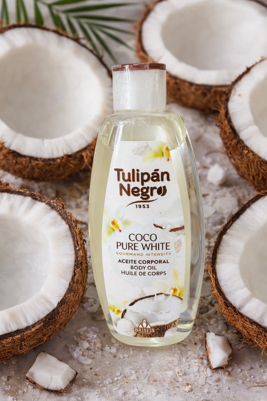 🥥 Huile Corporelle Coco Pure White – Tulipán Negro