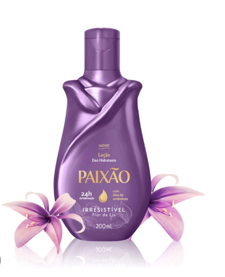 🌸 Crème corporelle parfumé PAIXÃO – Hydratation 24h (200ml)🌸