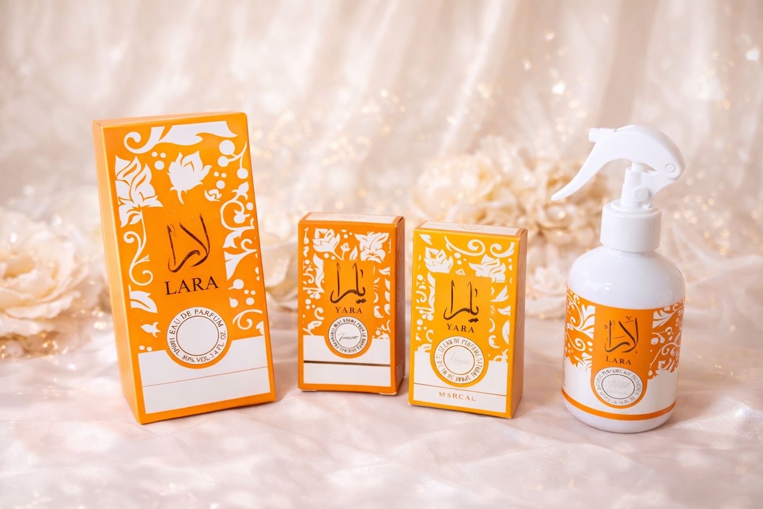 Lots de Parfum Lara & Yara, Roll-On & Spray d’Ambiance🧡💛✨