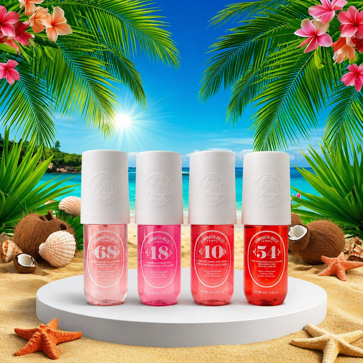 🌴 Brume Parfumée Tropicale – Collection Complète🌴