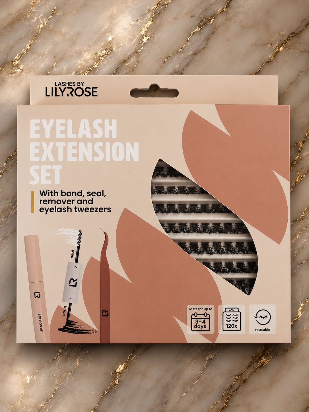 Kit Extension de cils Lily Rose 🌸🩷