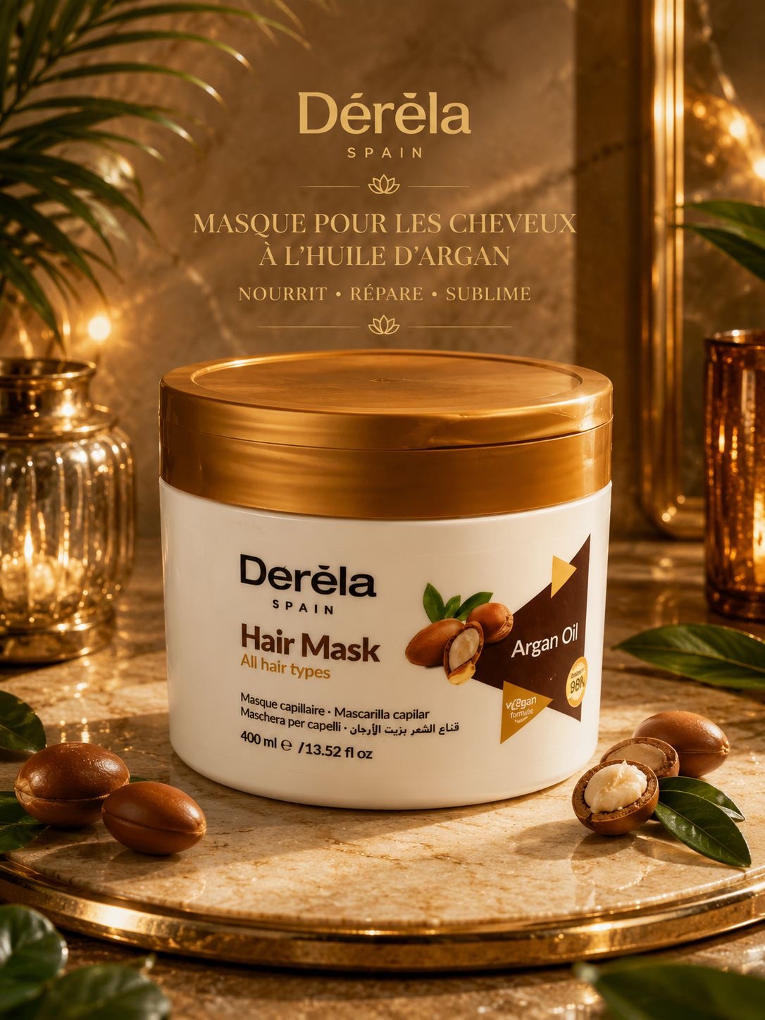 Masque Capillaire à Aloe Vera et à L’huile d’Argan💚🤎
