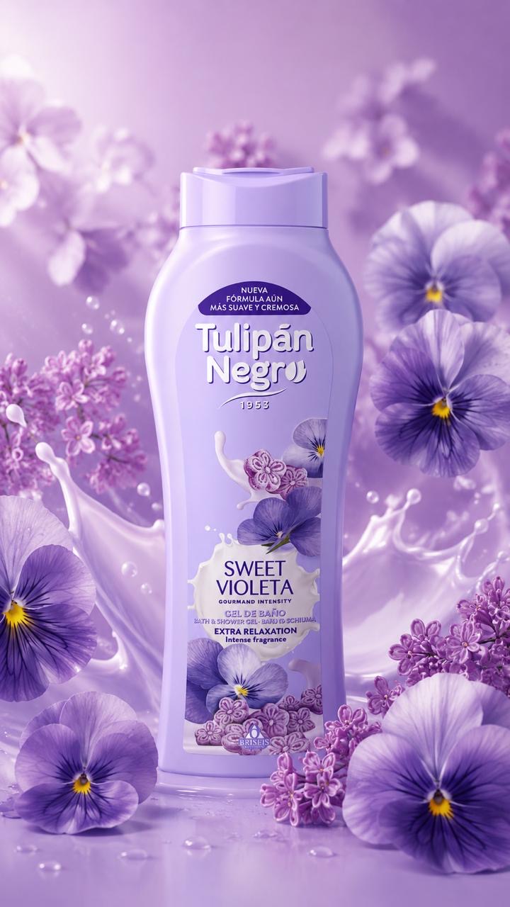 Gel douche Tulipan Négro🩷❤️💛🧡