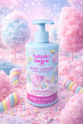 Lotion Corps Tulipán Negro – Nube de Algodón (Barbe à Papa)🌸🍭