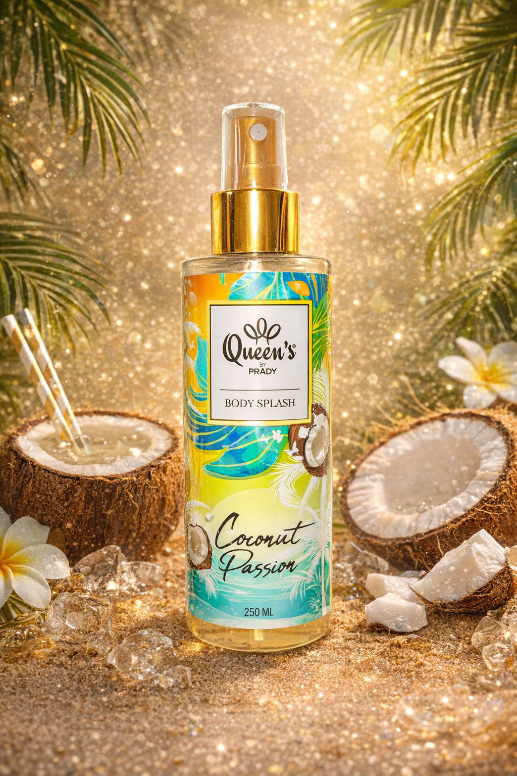 🥥 Queen’s by Prady – Coconut Passion Body Splash