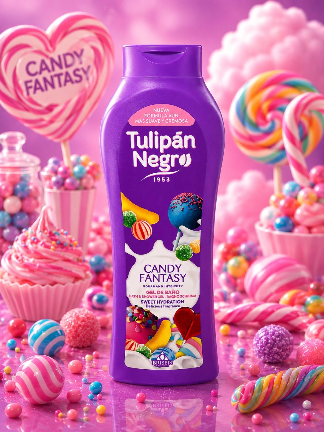Gel douche Tulipan Négro🩷❤️💛🧡