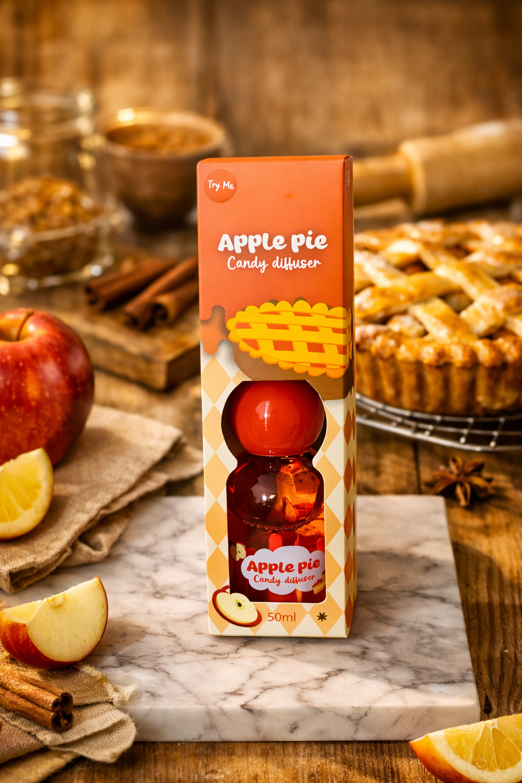 🍋🍎 Collection Candy Diffuser – Lemon Ice 🍋& Apple Pie🍎🥧