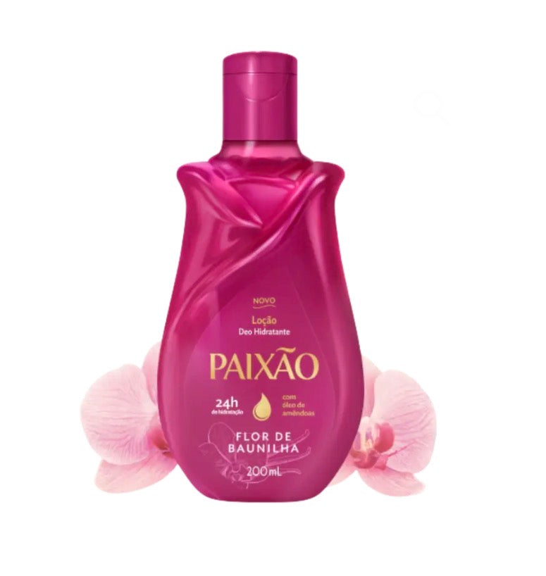 🌸 Crème corporelle parfumé PAIXÃO – Hydratation 24h (200ml)🌸